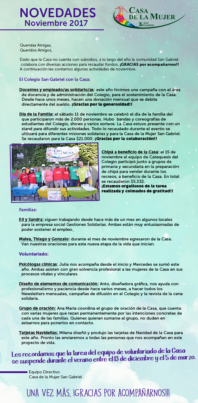 novedades noviembre novedades noviembre