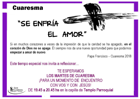 Encuentros de reflexión - Cuaresma Encuentros de reflexión - Cuaresma